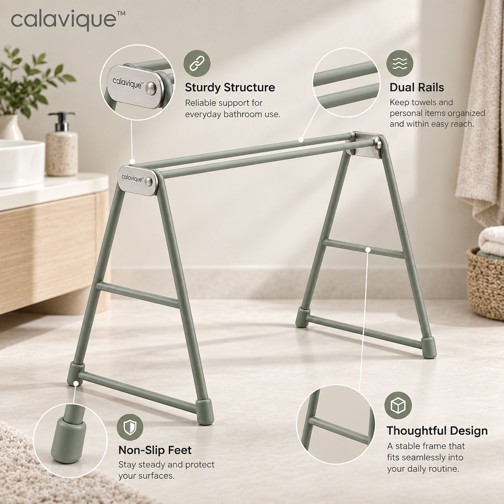 calavique™ Folding Cloth Rack